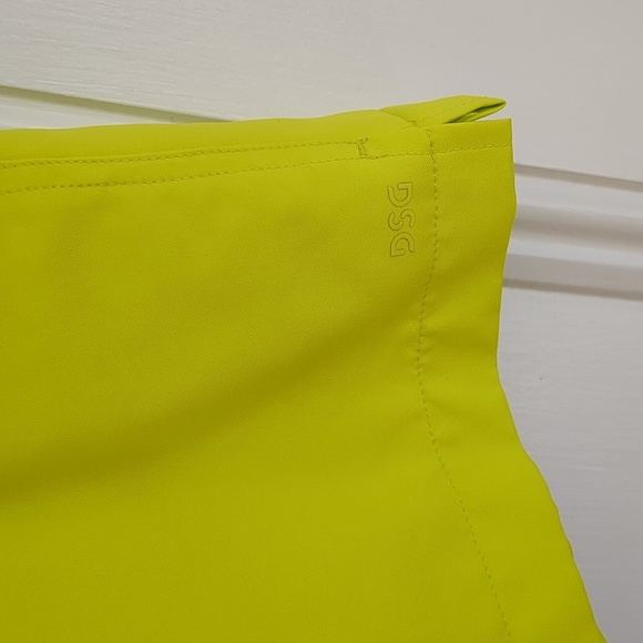 Medium DSG Beach Pool Neon Green Mesh Lined Lifestyle Shorts Swim Trunks - Picture 7 of 9